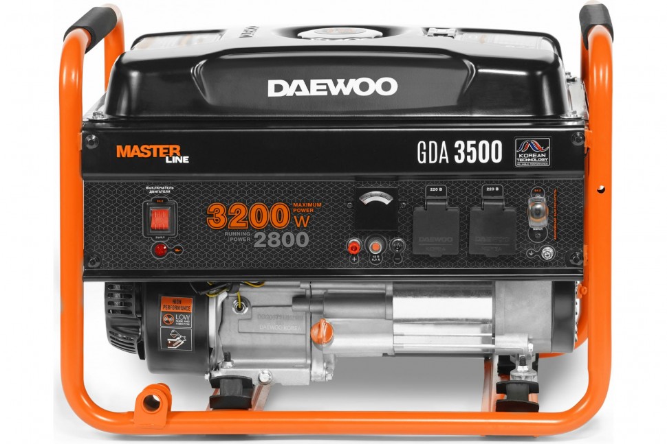 Электрогенератор бензинового типа Daewoo Power Products GDA 3500