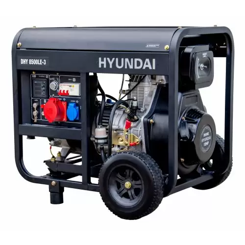 Дизельный электрогенератор Hyundai DHY 8500LE-3